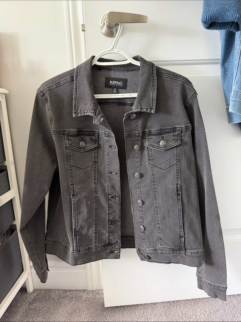Charcoal Gray Denim Jacket